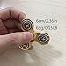 Yesorno Mini Hand Fidget Spinner Metal toy , 3 mins + Spin Time, One hand operation