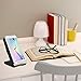Ostart Qi Samsung Wireless Charger, Fast Wireless Charging Pad with 2 Coils, Cooling Fan for Samsung Galaxy S8/ S8+/ S7/ S7 Edge/ S6 Edge+/ Note 5 and Other Qi-enabled Smart Devices, Black