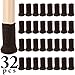Furniture Socks, Outgeek 32 Pack Knitted Furniture Feet Socks Chair Leg Floor Protectors Chair Leg Socks (Brown with pad)