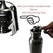 COOLIXIR Stainless Steel Beer Bottle Cooler with Opener and Safe Grip, 12-Ounce