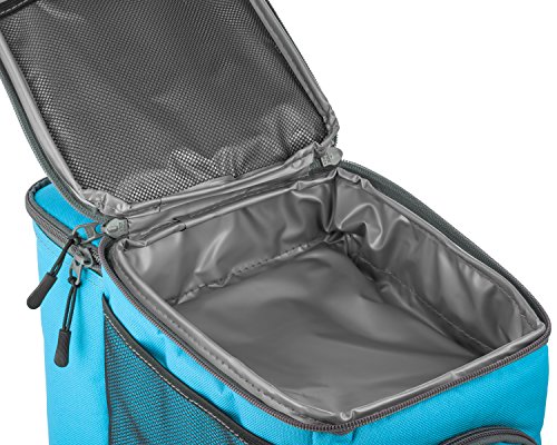 HemingWeigh Reusable Insulated Lunch Box - Durable Lunch Bag Cooler w/Spacious Storage Compartments - Includes 3 Food Storage Containers & Ice Pack (Tropical Turquoise)