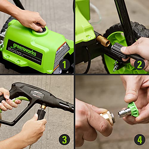 Greenworks 2000PSI 1.2GallonGPM Water Electric Pressure Washer