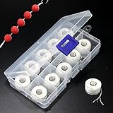 SAMSFX Braided Carp Fishing PVA String one Box of 10 Spools 200M Ideal for Pellets or Boilies Carp Fishing Tackle