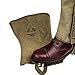 WWII Us Army Gaiters M1938 Canvas Legging Putte Spats Khaki Button Color Replica