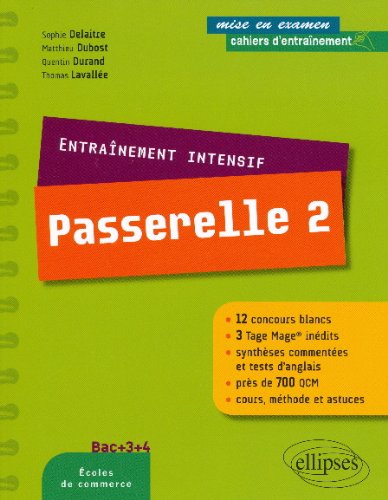 Entrainement intensif au concours Passerelle 2