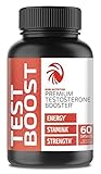Nobi Nutrition's Testosterone Booster Pills for Men (60 Capsules) - All Natural Muscle Strength, Endurance & Stamina Support - Increase Metabolism for Healthier Weight Loss