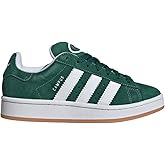 adidas Campus 00s J Big Kid Sneaker, Dark Green/Cloud White/Off White, Size 6