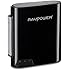 Wireless Travel Router Hard Drive Companion,Micro SD Card USB Reader, iOS External Storage, DLNA Sharing Media, RAVPower Filehub 6000mAh External Battery, Black