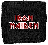 Iron Maiden Men's Logo (The Final Frontier) Athletic Wristband Black