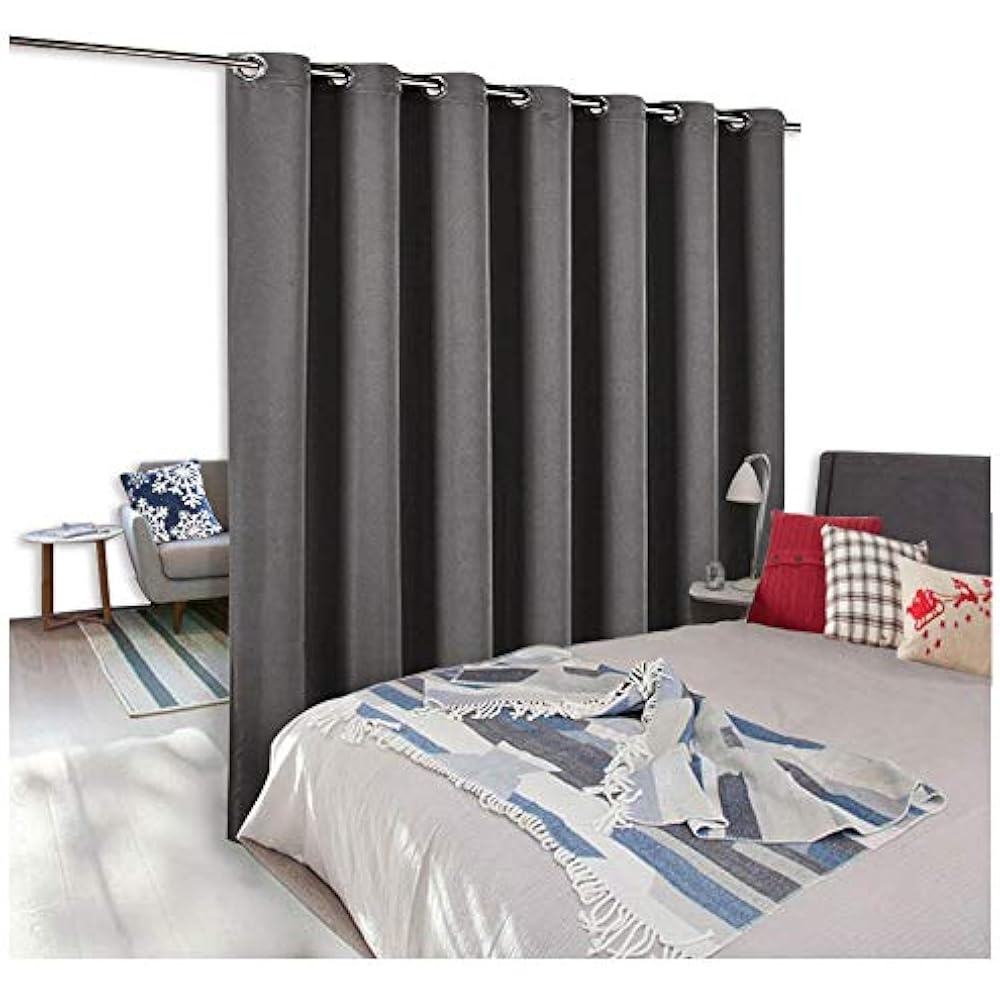 Panels Nicetown Room Divider Curtain Screen Partitions Thermal