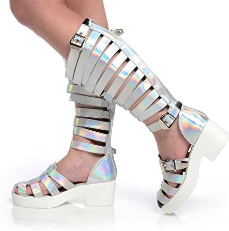 high leg gladiator sandals uk