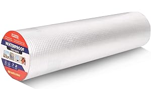 LFGUD Butyl Waterproof Tape 20" x 32.8' Leak Proof Butyl Seal Strip Watertight Putty Tape for Air Mattress Patch, RV Repair, Window and Boat Sealing, Glass, Gutter, Rubber Roof Patching