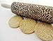 Paisley Engraved Rolling Pin Embossed Rolling Pins for Cookies Crusts Pies Pastry Clay