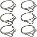 Safety Cable for Disco Lights, Stainless Steel Safety Cables 132lb Load Capacity total 73cm / 28.7 inch Security Rope wire For Stage Lighting，6-pack