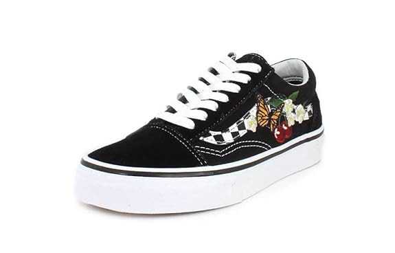 old skool checker floral