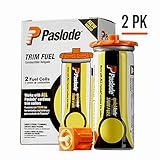 Paslode - 816007 Universal Short Yellow Trim Fuel, 2-Pack - Works with all Paslode Finish and Brad Nailers