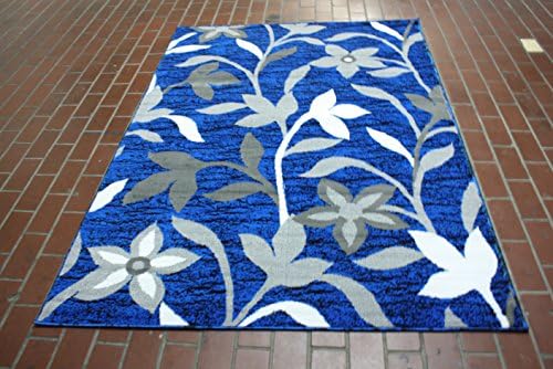 RT6002 BCF Modern Design Area Rug (8X11, Blue)