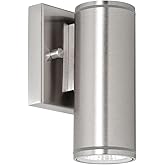 AFX Beverly 6'' Outdoor LED Wall Sconce - Satin Nickel