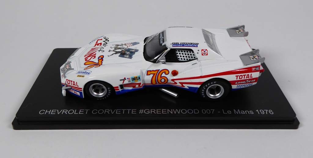 OPO 10 - Car compatible with Chevrolet Corvette Greenwood 007 Le Mans 1976 - Greenwood Darniche - Spark 1/43 for Hachette Japan - 11