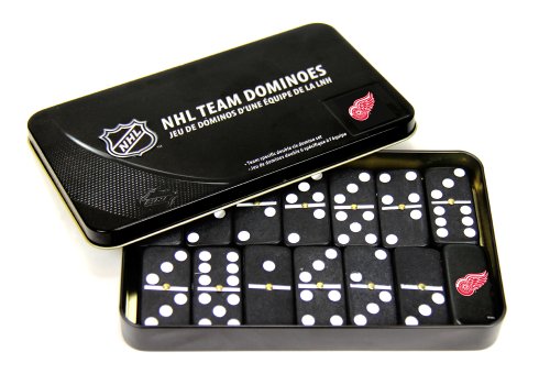 NHL Detroit Red Wings Domino Set in Metal Gift Tin