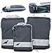 BLACK FRIDAY SALE: Kraven Compression Packing Cubes, Travel Packing Organizers Luggage Compression Bags Pouches