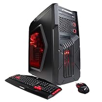 CyberpowerPC Gamer Ultra GUA3400A Gaming Desktop - AMD FX-6300 Six Core 3.5GHz, 8GB DDR3 RAM, 1TB HDD, 24X DVD, AMD R7 250 2GB, Windows 10 Home