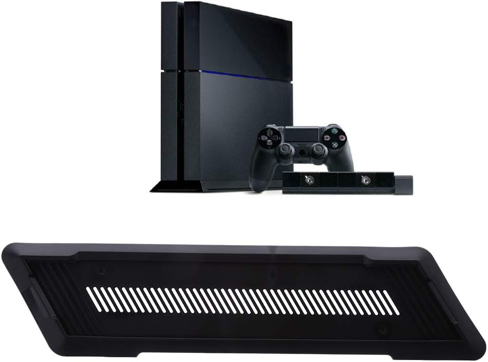 huanban072 Dock Mount Cradle Holder Vertical Stand Sony Playstation 4 PS4 Console
