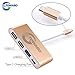 TOWABO 4-in-1 USB-C Hub with Type C, USB 3.0, USB 2.0 Ports for New MacBook 2015/2016 ,ChromeBook Pixel Devices Nokia N1,Nexus 6/6p and Other Type-C HUB Devices Connecting Adapter