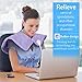 Heating Pad Set of 2 for Neck and Shoulders, Back, Cramps, Abdomen, Waist with Auto Shut-Off, Pain Relief, Fast Heating, Wrap Dry/Moist Option, 12
