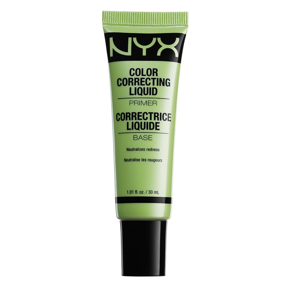 NYX Nyx cosmetics color correcting liquid primer green