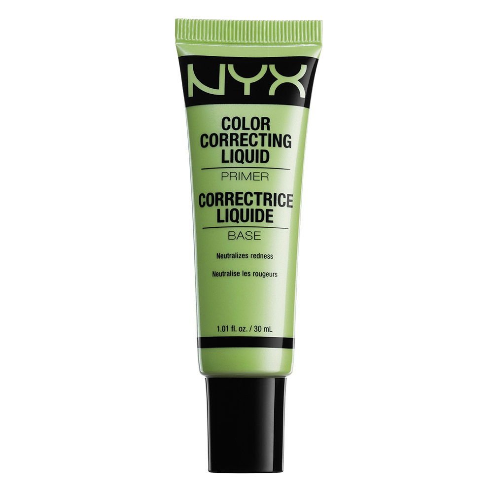 NYX Nyx cosmetics color correcting liquid primer green