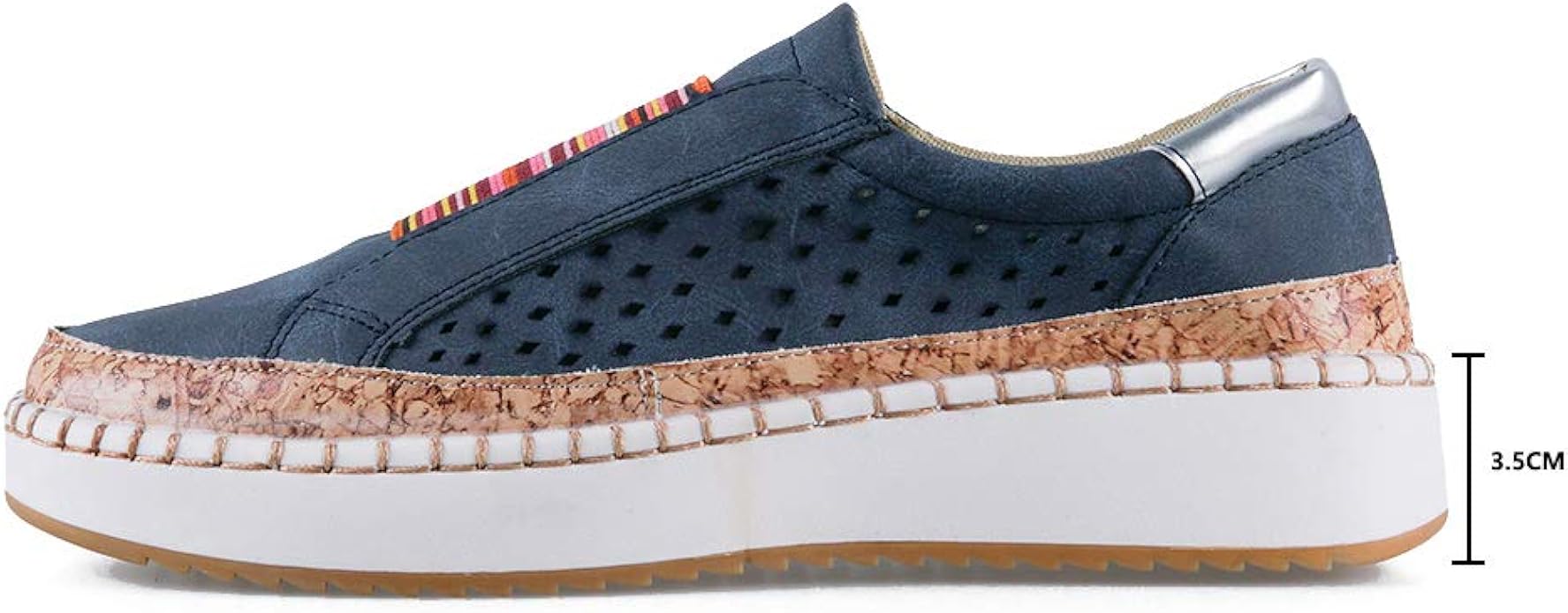 ladies laceless sneakers