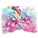 8 Inches JOJO Siwa Hair Bows Alligator Clips for Girls 6pcs Large Bows Hair Barrettes Accessories for Toddler Teens Kids