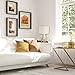 Light Accents Natural Wooden Table Lamp (White)