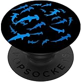 Hammerhead Shark Under Ocean Design PopSockets Adhesive PopGrip