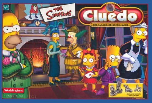 Amazon Com The Simpson S Cluedo Board Game Toys Games