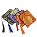 Rantanto Silk Brocade Coin Cash Purse Wallet Jewelry Pouch Bag With Tassel (BGS0001 12 Packs Set)