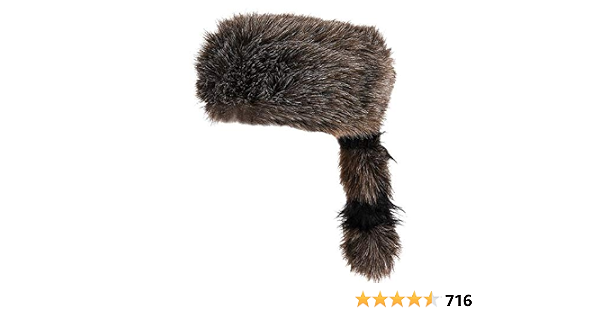 Coonskin Daniel Boone Hats Funny Party 