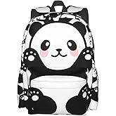 Aiojool Cute Panda Backpack Large Laptop Backpack Lightweight Backpack Casual Daypack School Bag for Kids teen Boy Girl