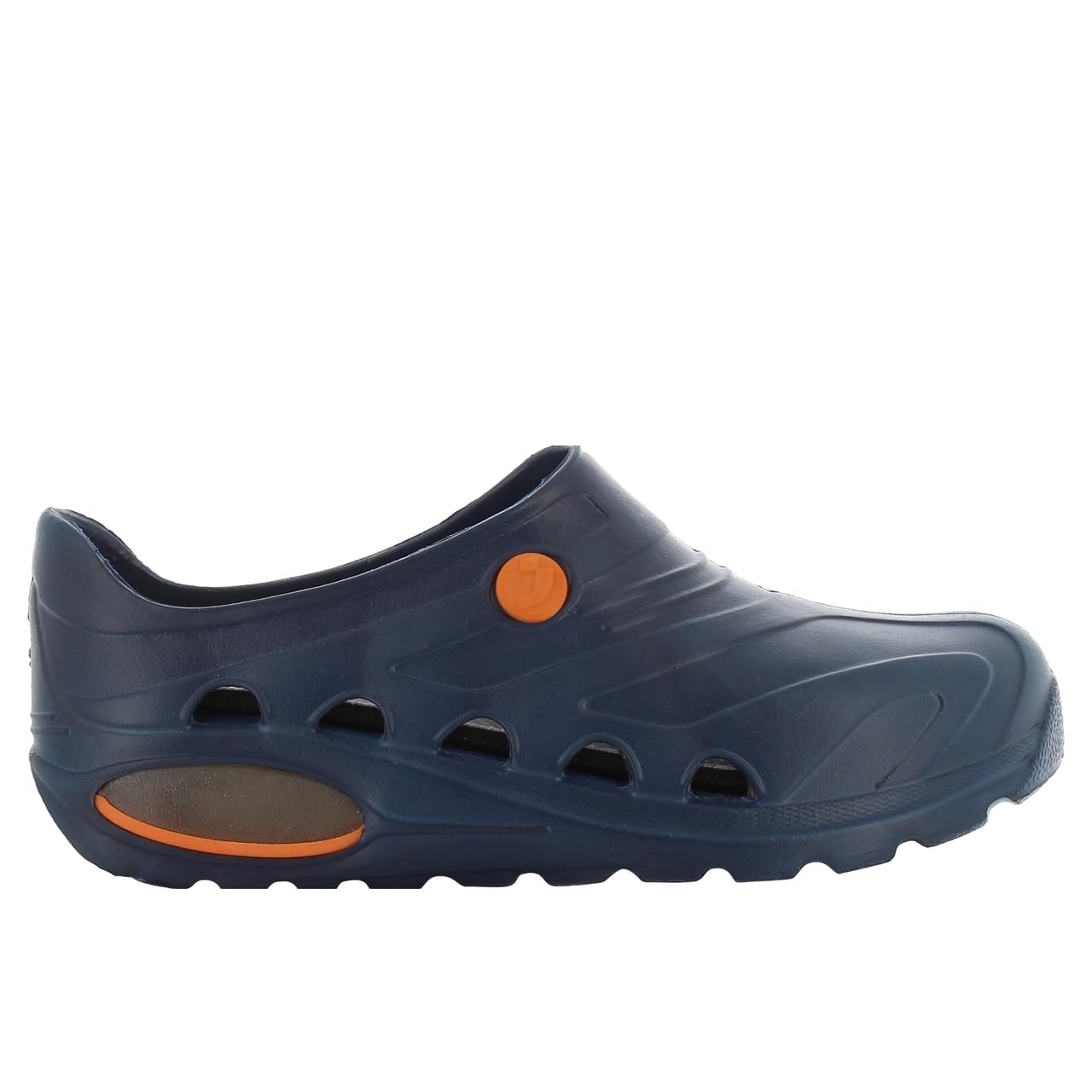 Safety Jogger Lightweight Clog Women - Slip On Clog for Men, Anti-Slip, Anti-Bacterial, Anti-Static and Anti-Fungal, Navy Blue, 9/10 UK