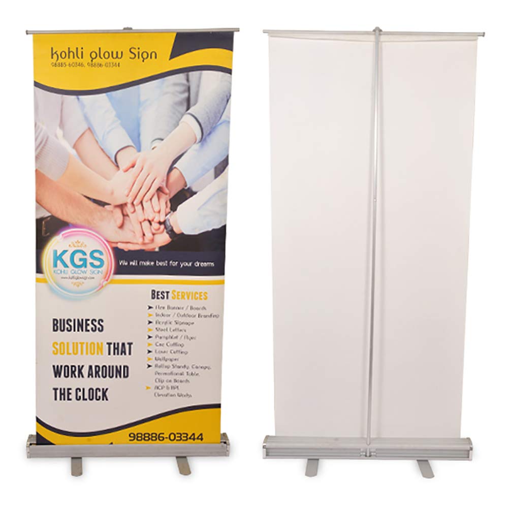 Standee For Banner Size Is 72 X 30 Amazon In Office Products