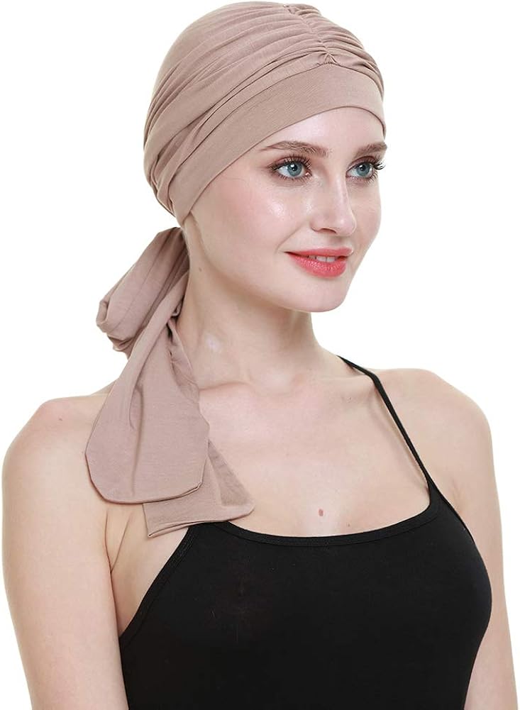 Chemo Headwraps Light Weight Bamboo Hair Loss Women Beige Amazon.ca