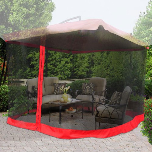 Patio Umbrella Mosquito Net Gazebo 