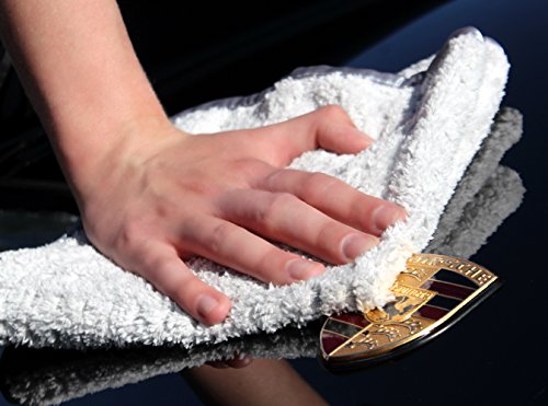 thumbnail image 2 of The Rag Company Platinum Pluffle Microfiber Towels - 5 Pack Professional Detailing Towels 16x16 2 of 10