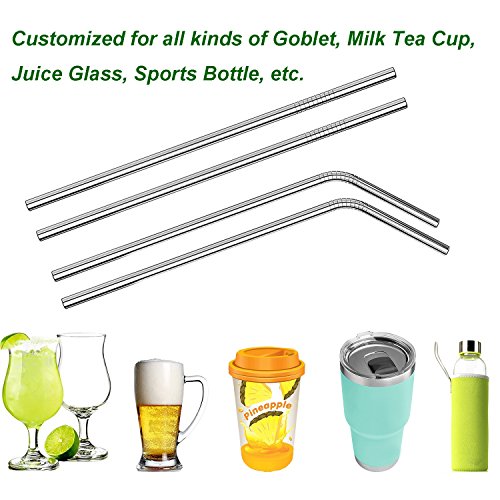 3 VEHHE+Straws+Stainless+Drinking+Reusable