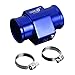 Upgr8 Aluminum Water Temperature Sensor Adapter (34MM, Blue)