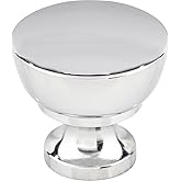 Top Knobs M1121 Dakota Collection 1-1/4" Bergen Knob, Polished Chrome