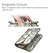 Fintie Business Card Holder Case, Premium Vegan Leather Folio RFID Blocking Credit Cards ID Card Wallet Organizer with Magnetic Closure, Love Tree
