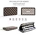 Handbags for Women Fashion Tote Bags with Zippers and RFID Wallet and Passport Holder Makeup Bags Coin Change Purse with Key Ring 5 Set