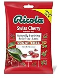 Ricola Family Pack Sugar Free Cough Suppressant Throat Drops, Swiss Cherry, 45 Drops, Fights Coughs Naturally, Soothes Sore & Irritated Throats